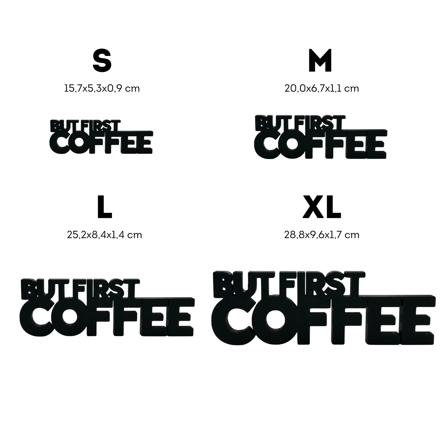 But First Coffee schild