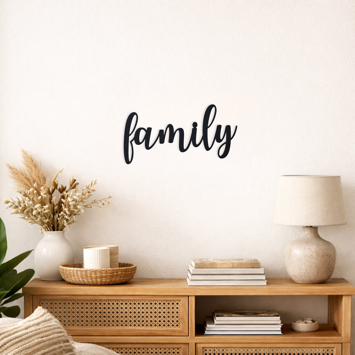 family elegant Schild
