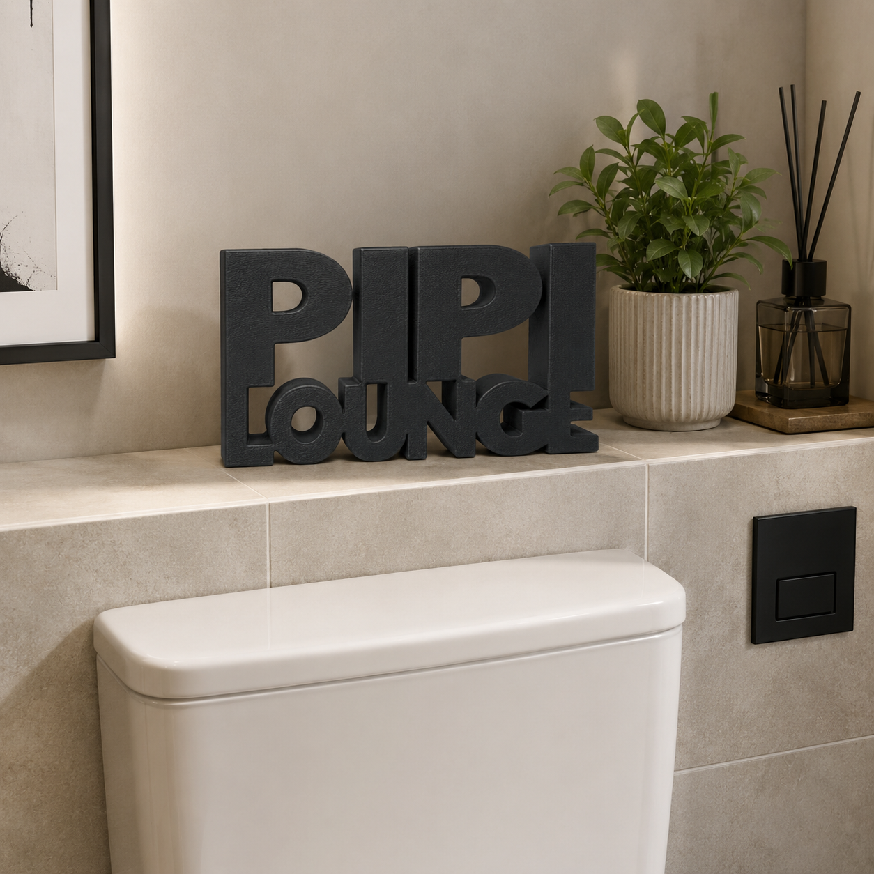 Pipi Lounge Aufsteller