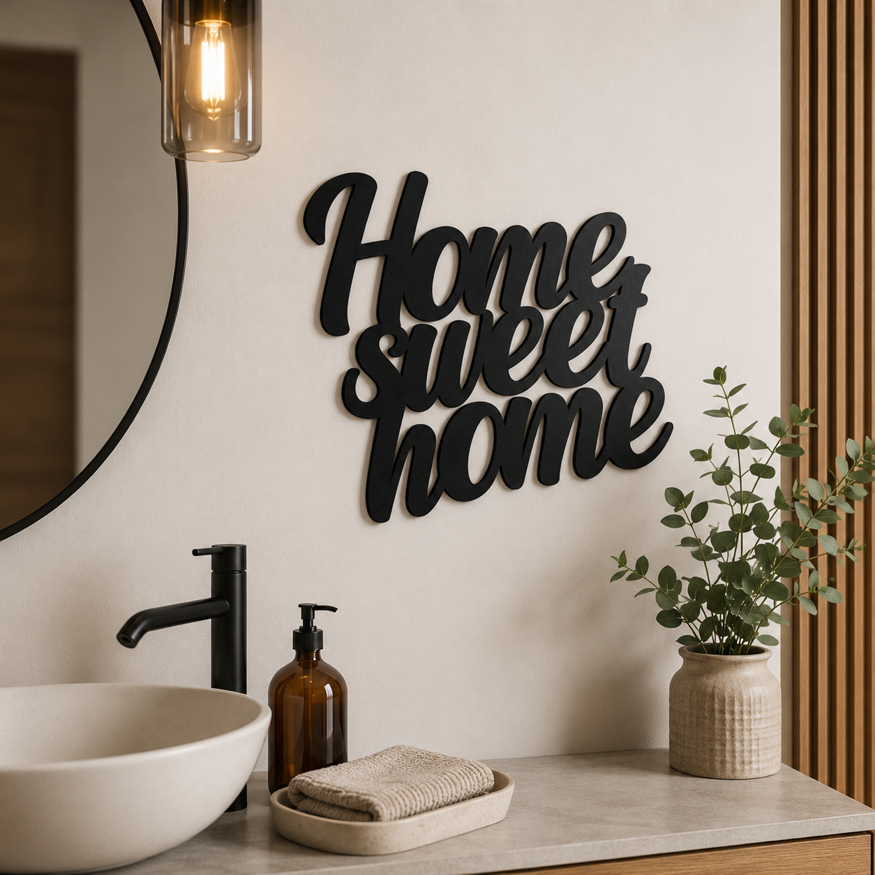 Home sweet home Schild