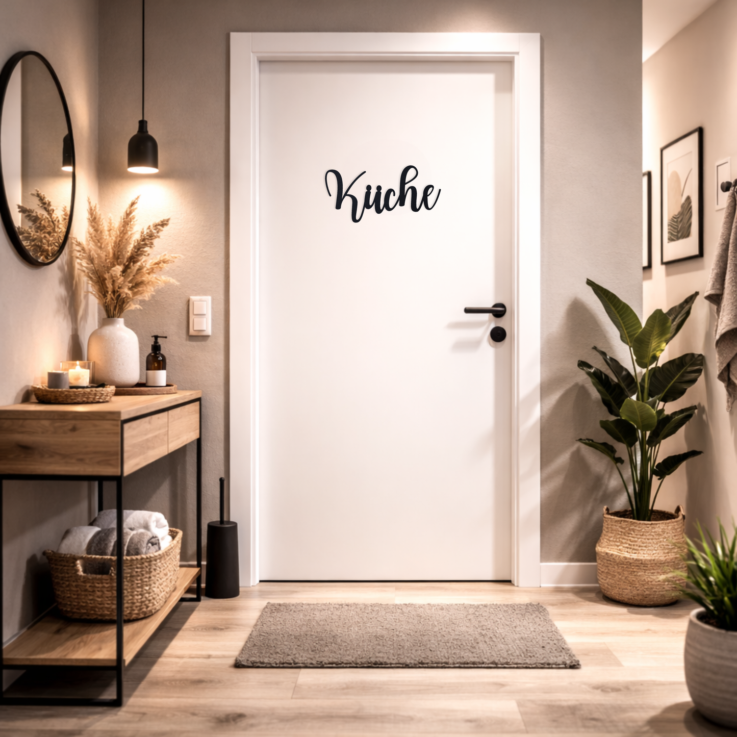 Küche elegant Schild