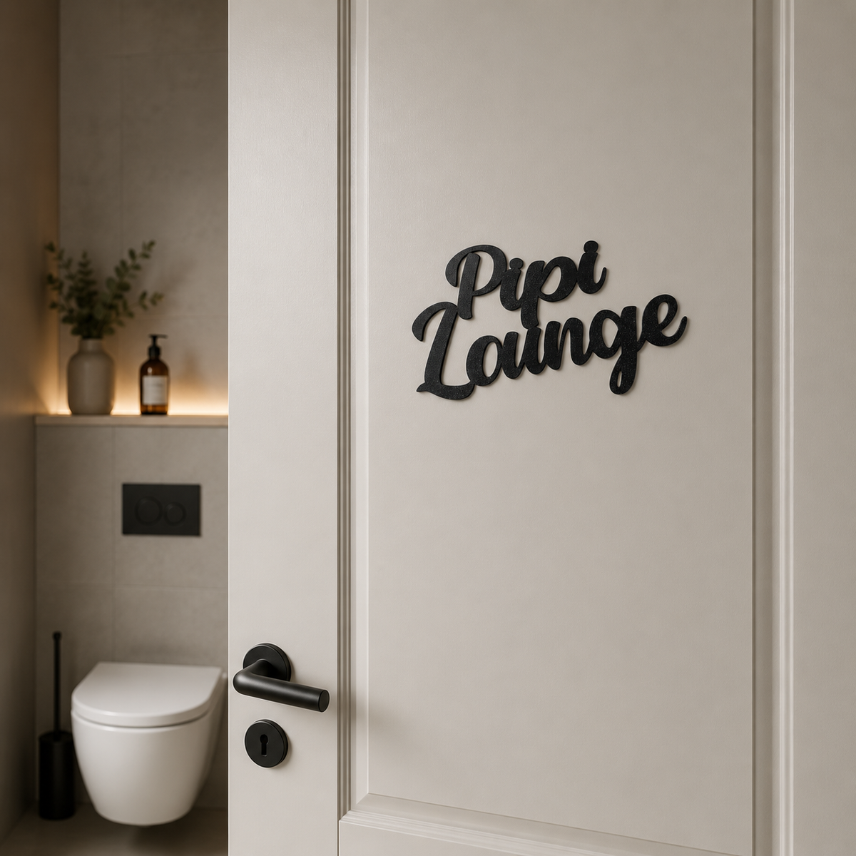 Pipi Lounge Schild