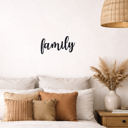 family elegant Schild