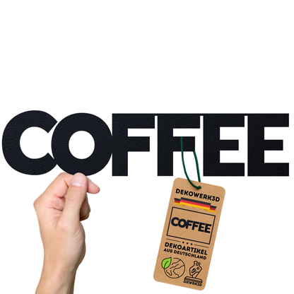 Klebendes Coffee schild als moderne Wanddekoration – weitere Produktansicht