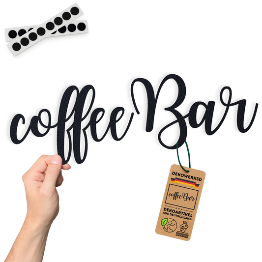 coffee Bar elegant Schild