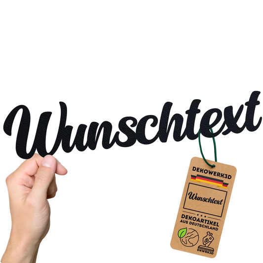 Wunschtext Schild