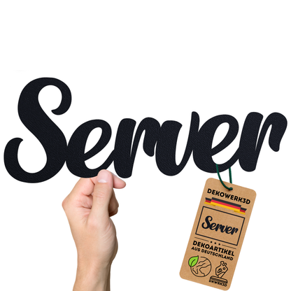 Server Schild