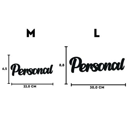 Personal Türschild