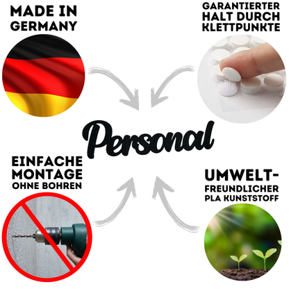 Personal Türschild