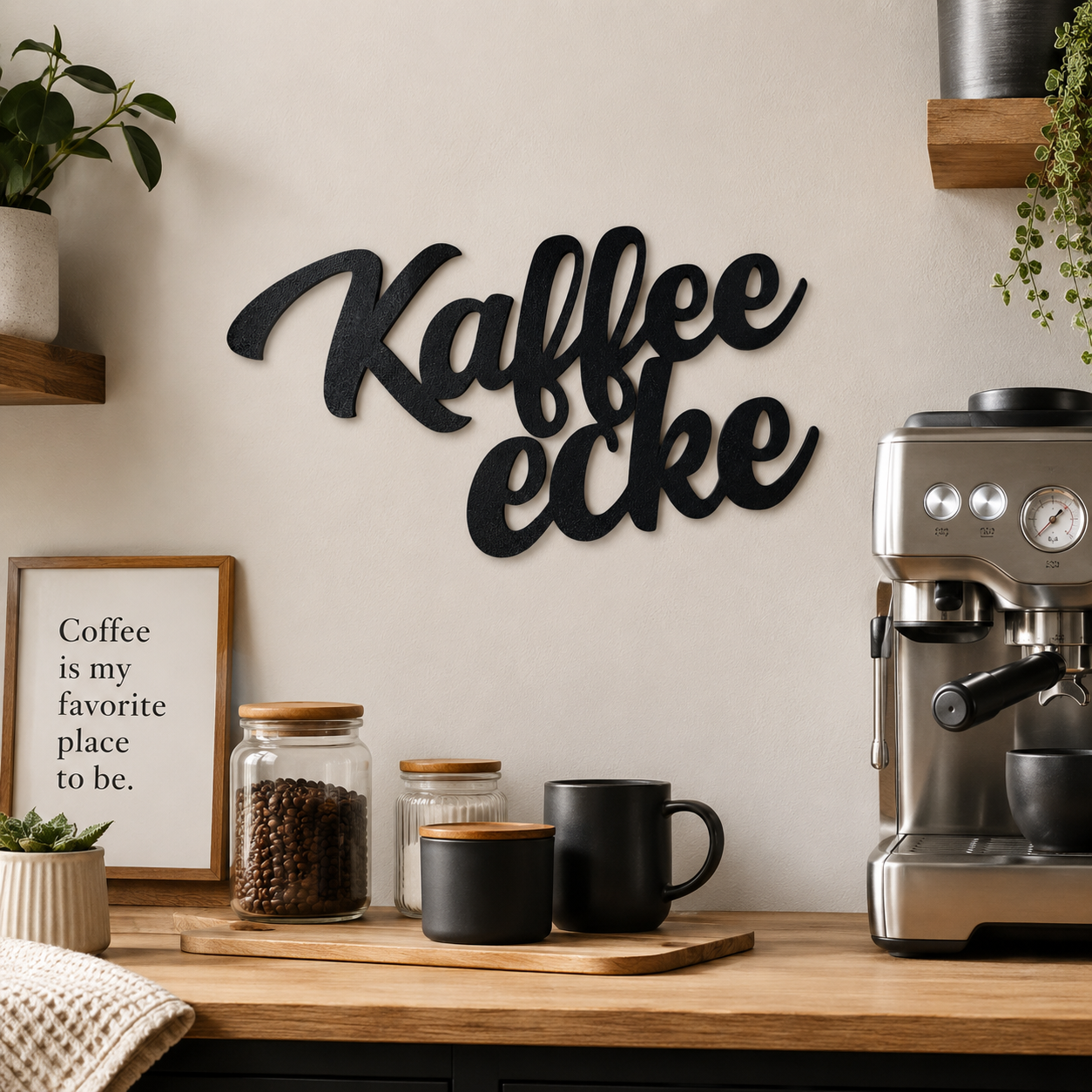 Kaffeeecke Schild