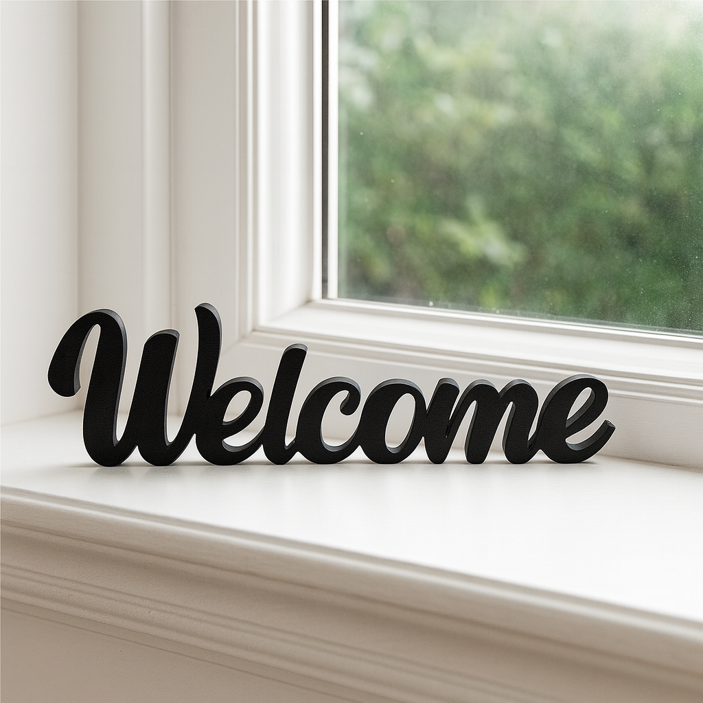 Welcome Aufsteller