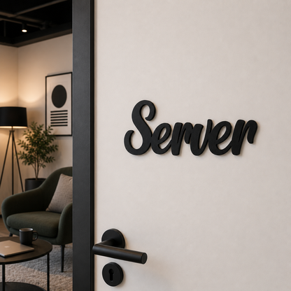 Server Schild