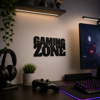 Gaming Zone Schild