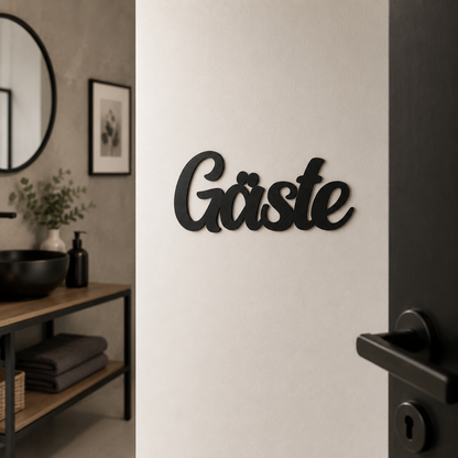 Gäste Türschild