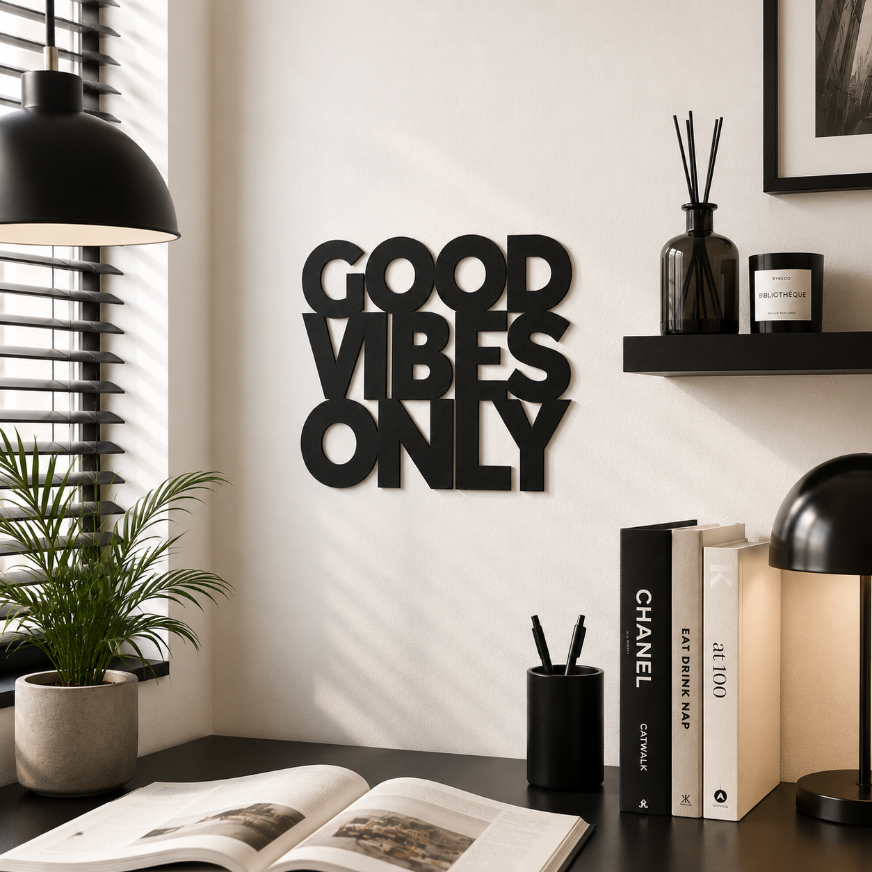 GOOD VIBES ONLY 2 Schild
