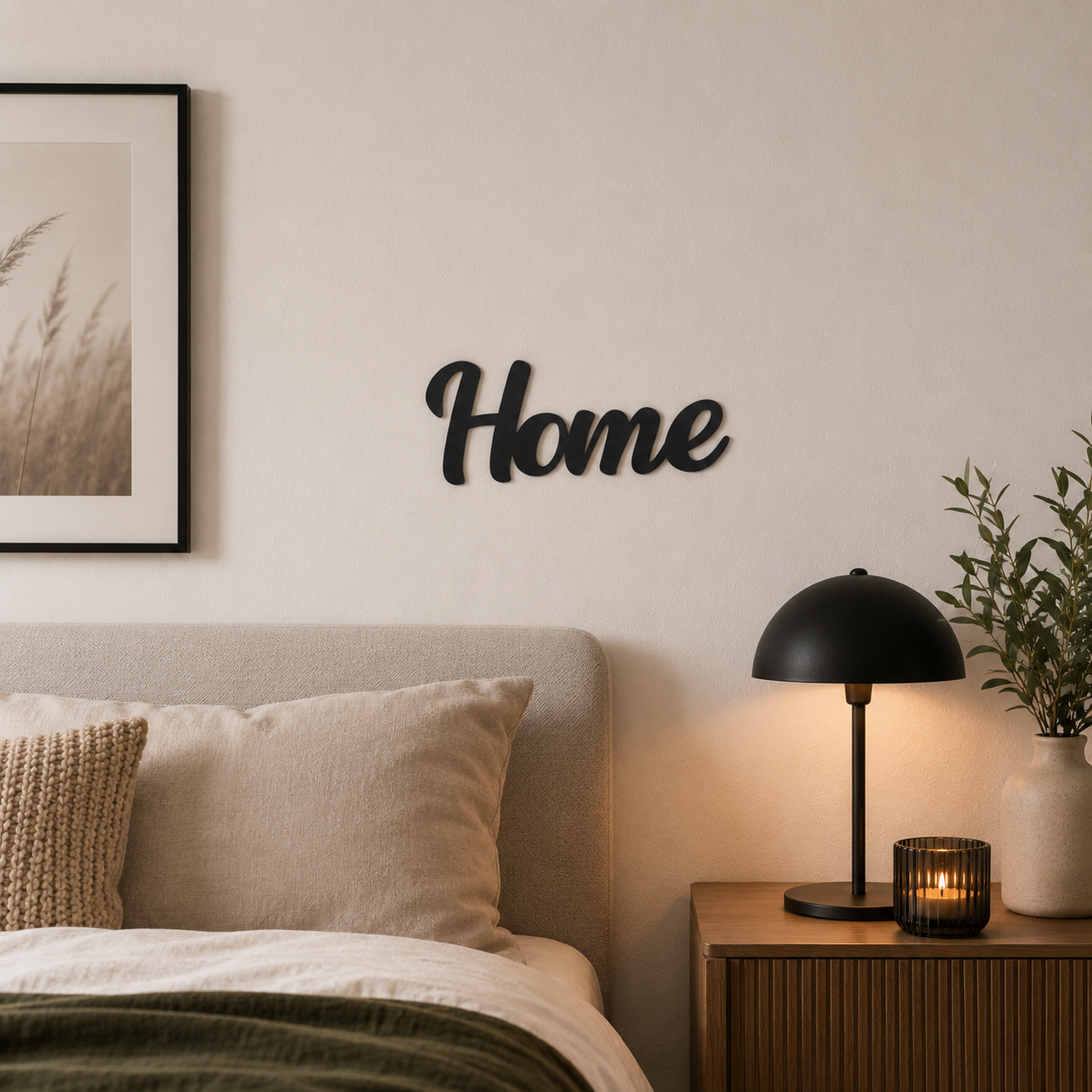 Klebendes Home Schild als moderne Wanddekoration – Produktansicht 7