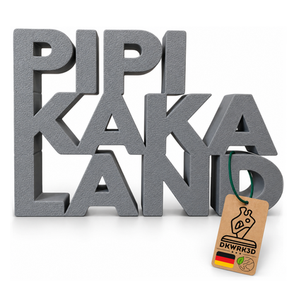Pipi Kaka Land Aufsteller