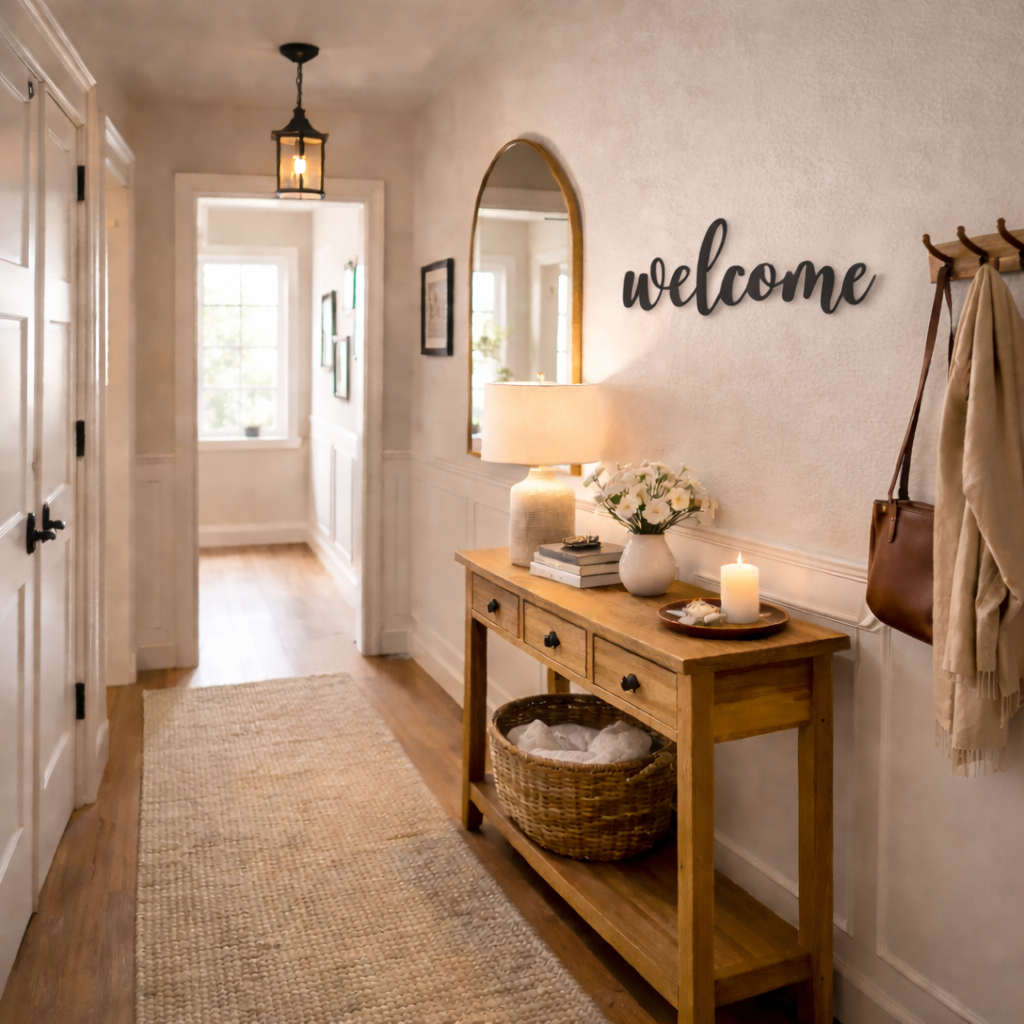 welcome elegant Schild