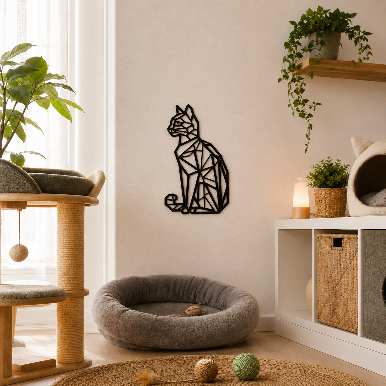 Katze Schild