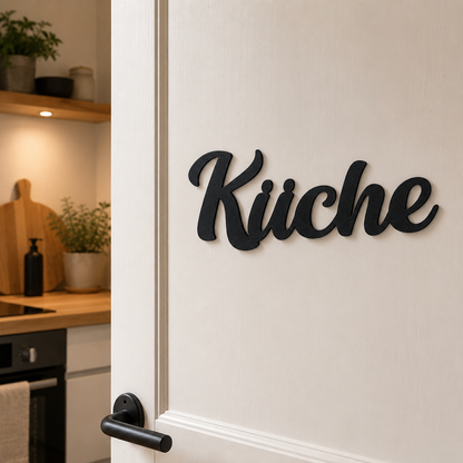 Klebendes Küche Türschild als moderne Türdekoration – Produktansicht 7