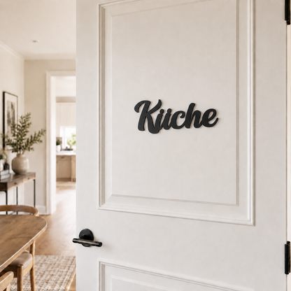 Klebendes Küche Türschild als moderne Türdekoration – Produktansicht 8