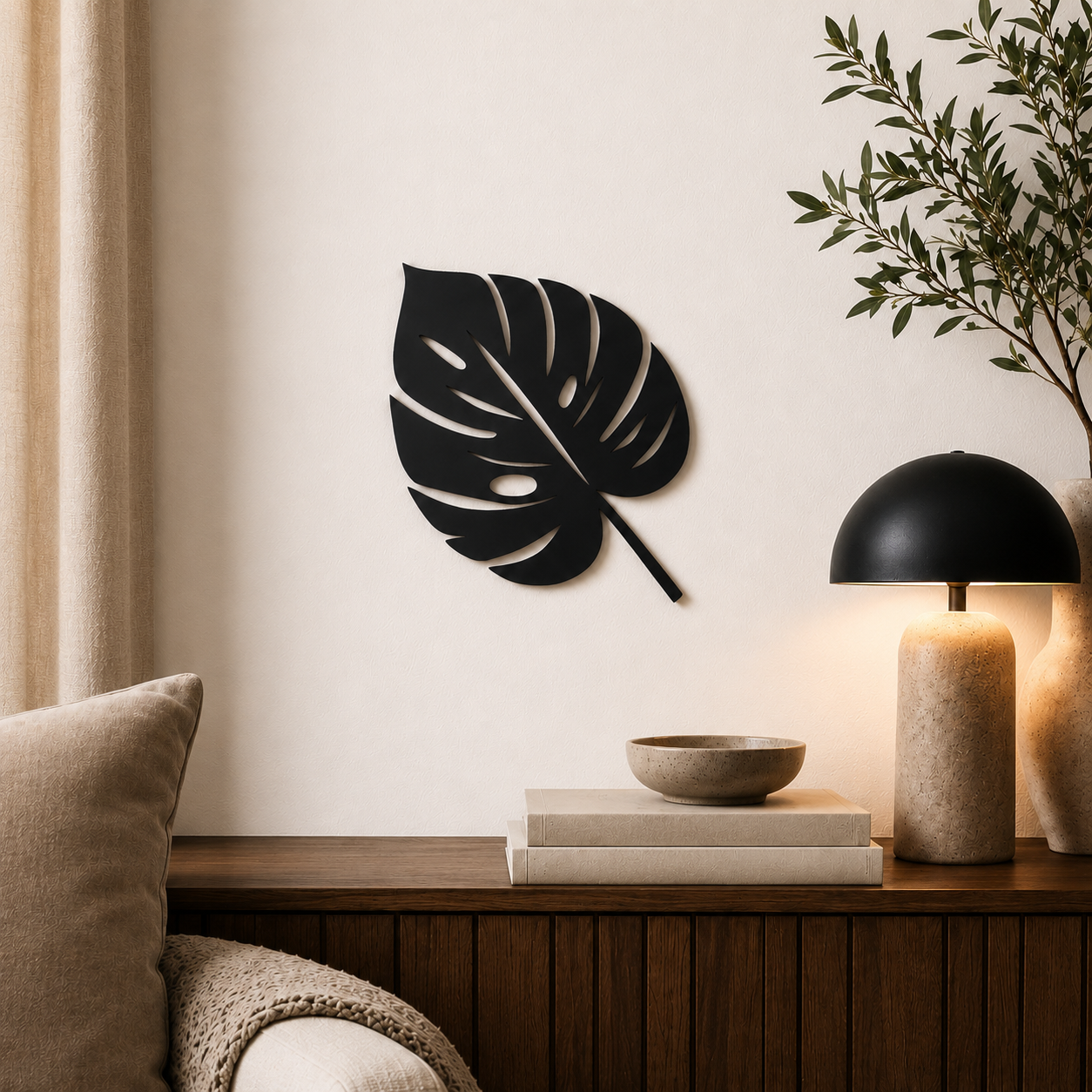Monstera Schild