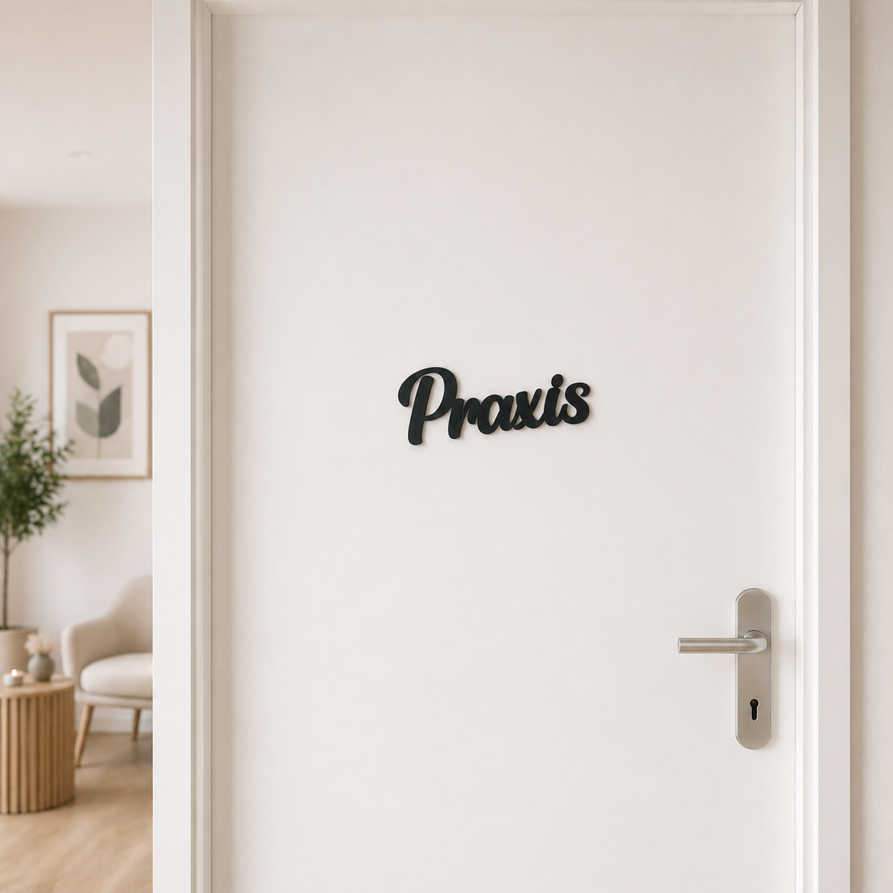 Praxis Türschild