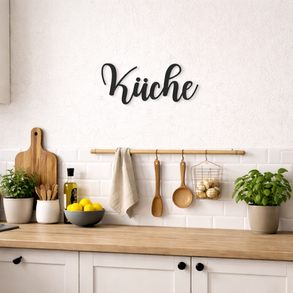 Küche elegant Schild