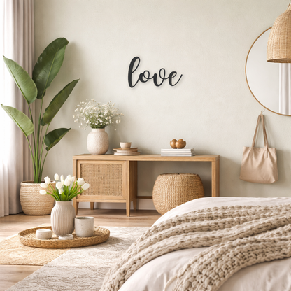 Love elegant Schild