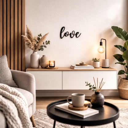 Love elegant Schild