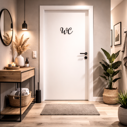 WC elegant Schild