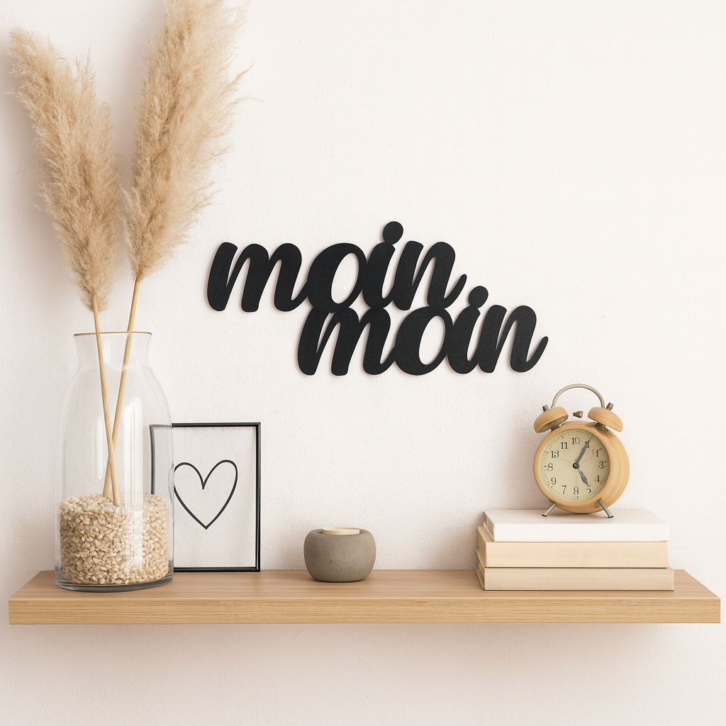 moin moin Schild