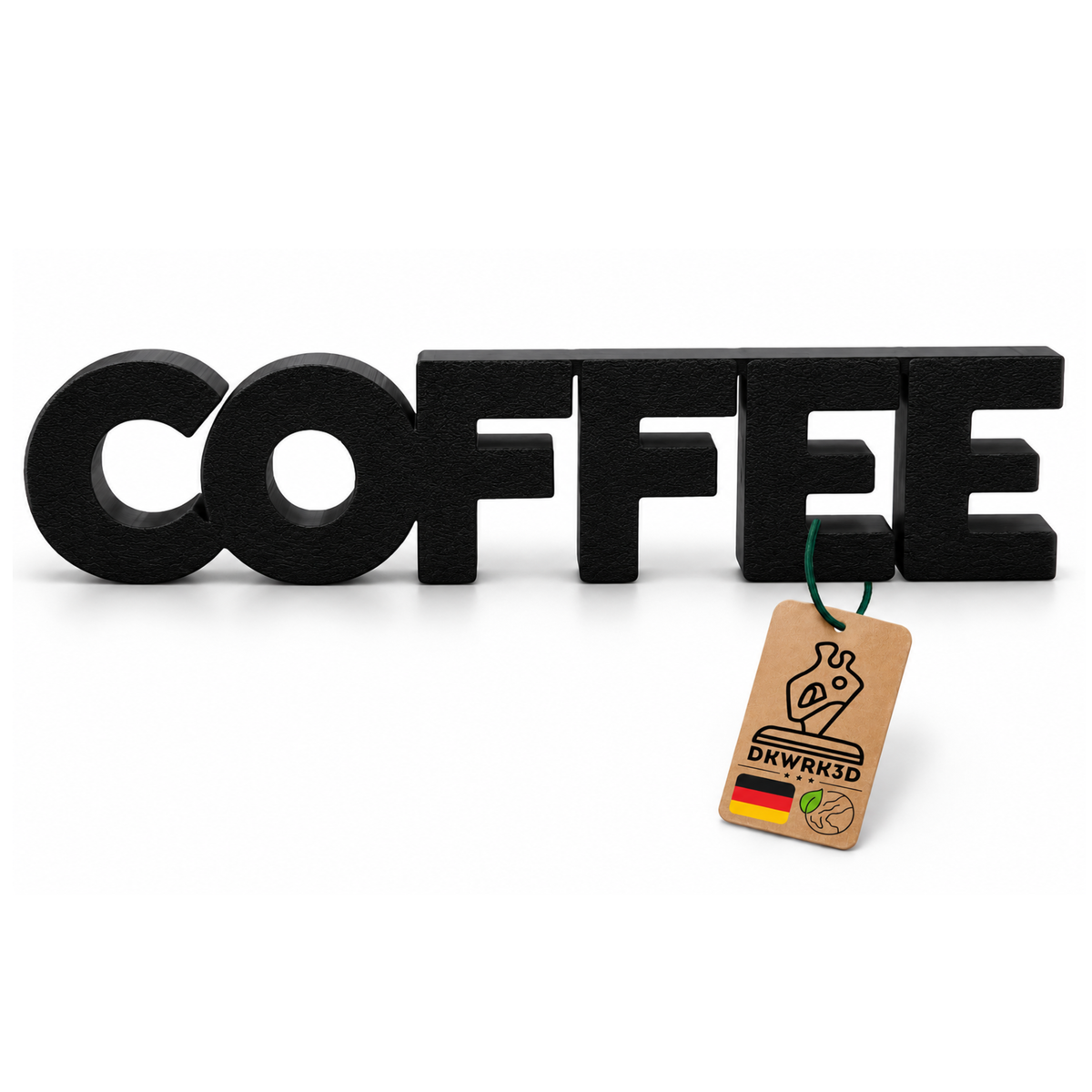Coffee Aufsteller Größenübersicht: erhältlich in mehreren Größen