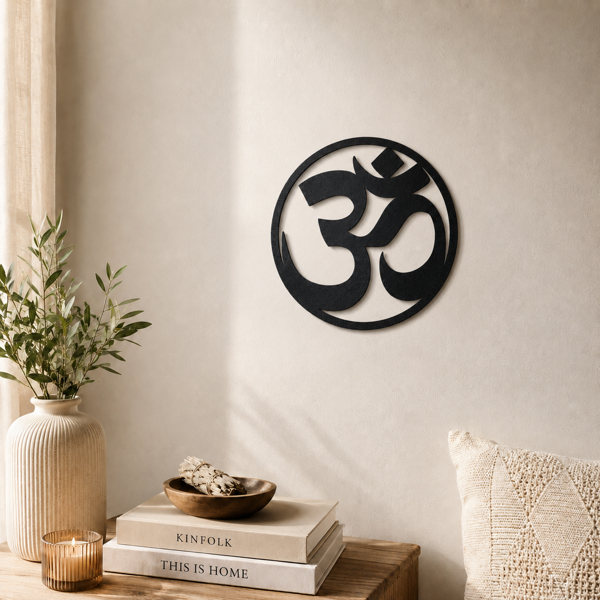 Mandala Om Schild – hergestellt in Deutschland, ideale Geschenkidee