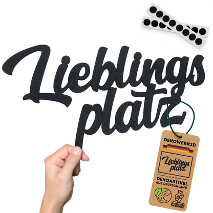 Lieblingsplatz Schild