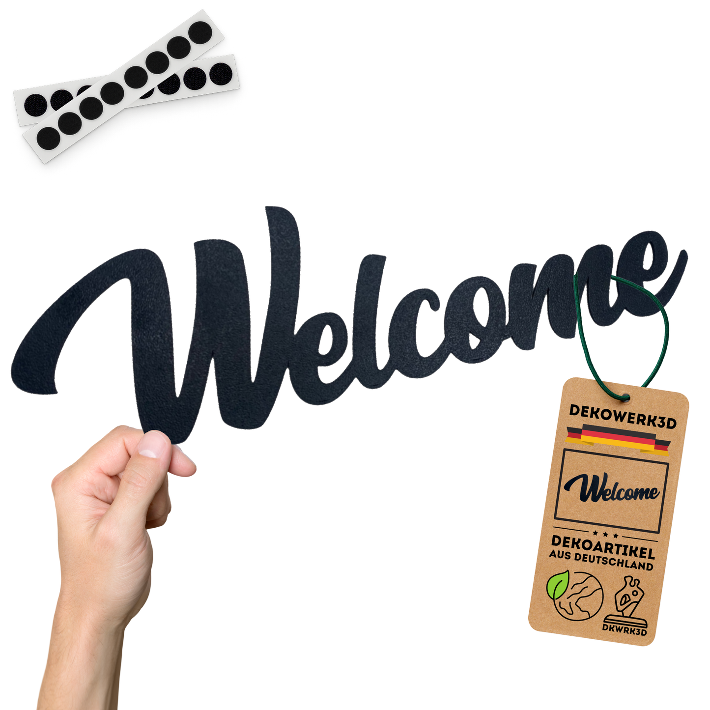 welcome elegant Schild