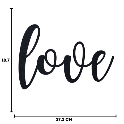 Love elegant Schild