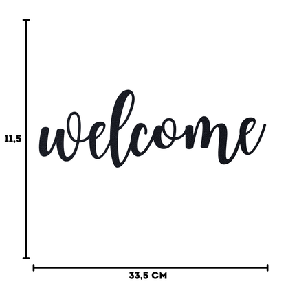 Welcome Schild