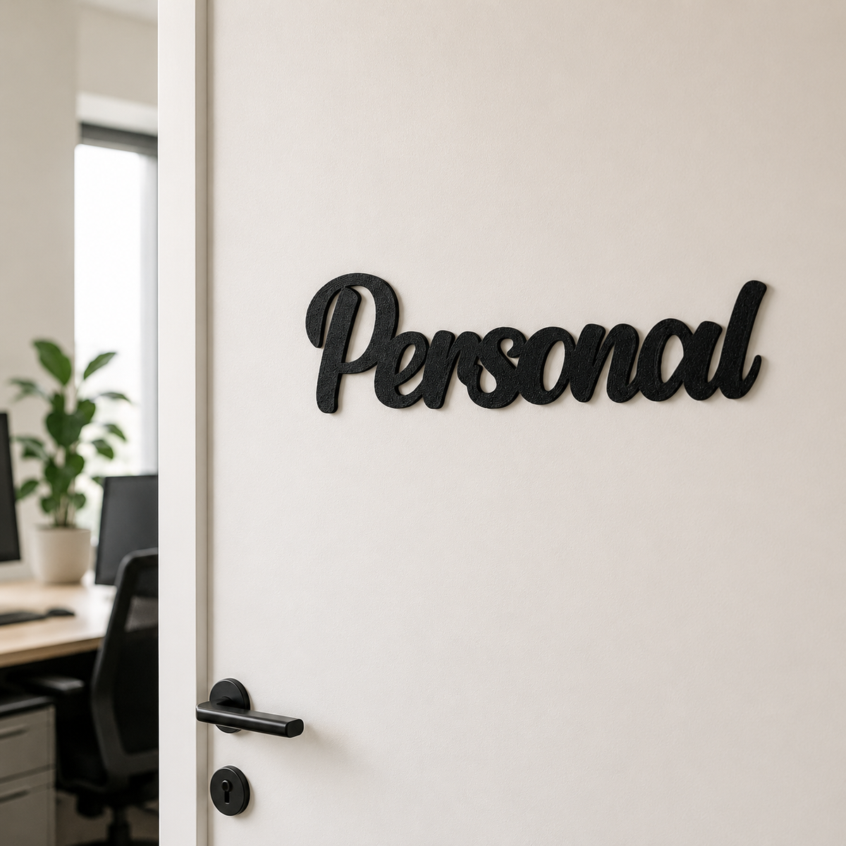 Personal Türschild als Türdekoration, weitere Produktansicht