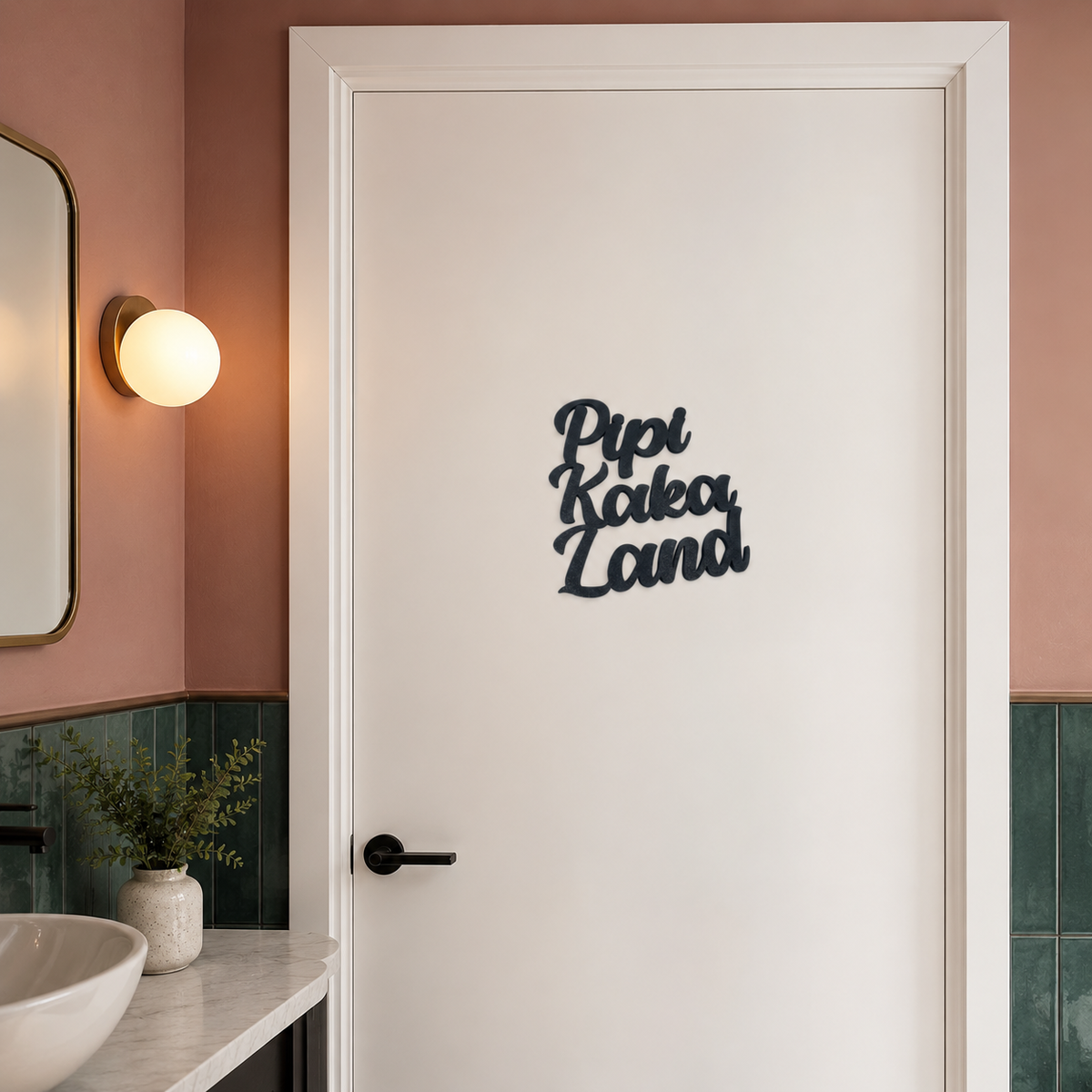 Pipi Kaka Land Türschild
