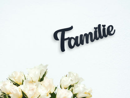 Klebendes Familie Schild als moderne Wanddekoration – Produktansicht 9