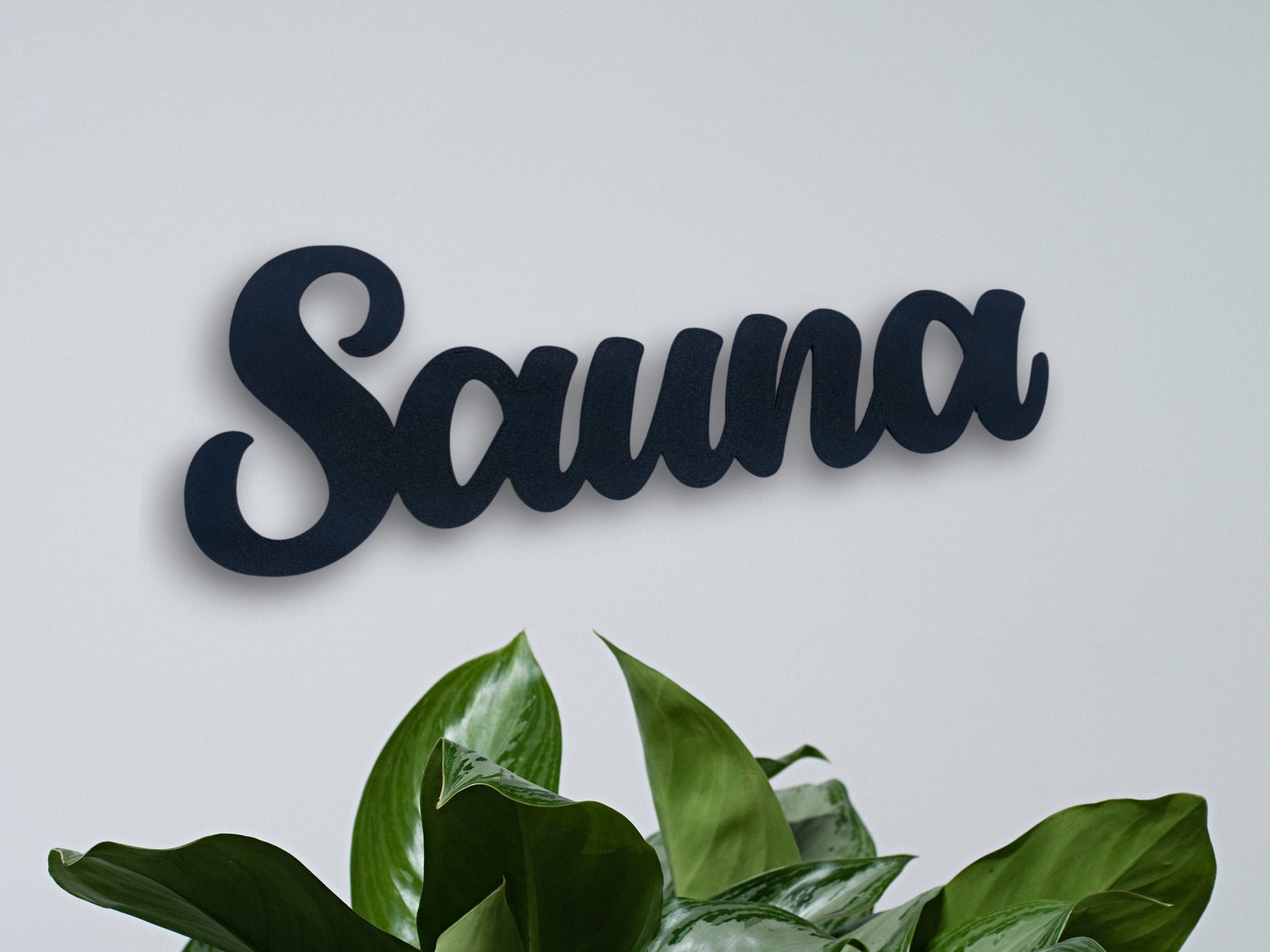 Klebendes Sauna Türschild als moderne Türdekoration – Produktansicht 8