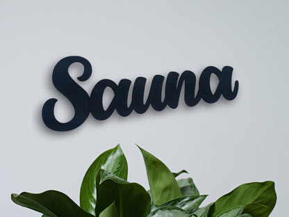 Klebendes Sauna Türschild als moderne Türdekoration – Produktansicht 8