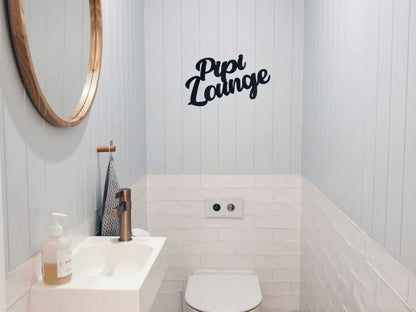 Klebendes Pipi Lounge Schild als moderne Türdekoration – Produktansicht 7
