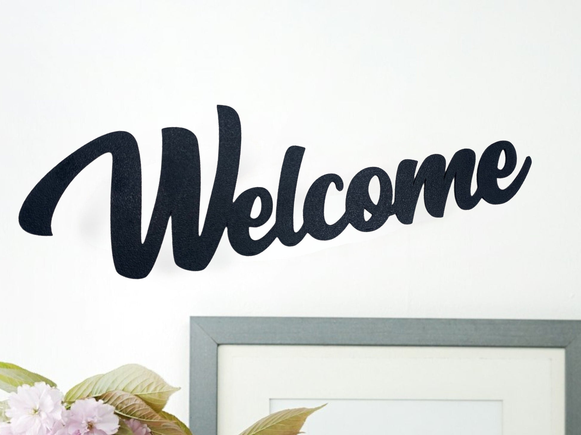 Klebendes Welcome Schild als moderne Wanddekoration – Produktansicht 7