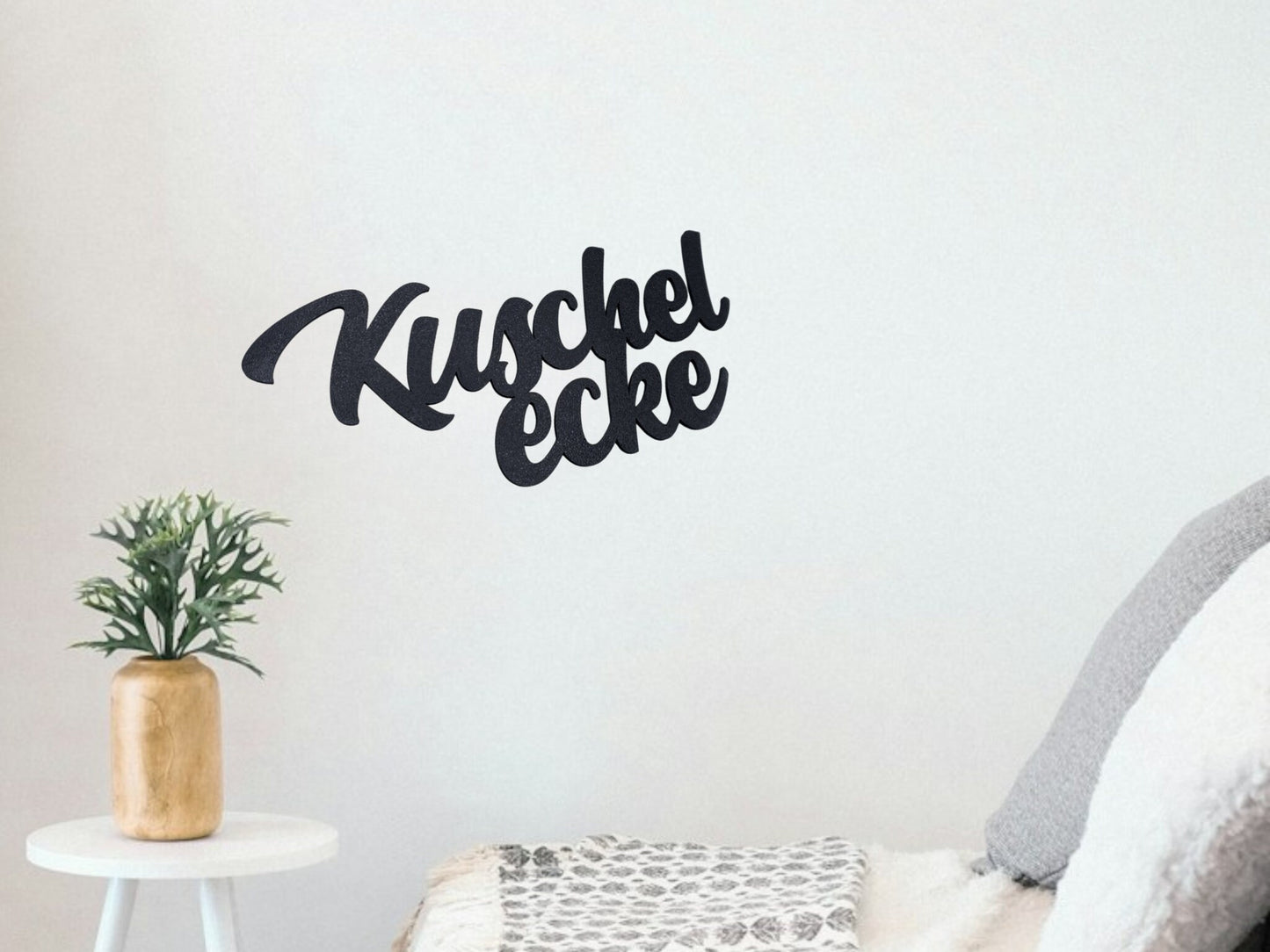 Klebendes Kuschelecke Schild als moderne Wanddekoration – Produktansicht 9