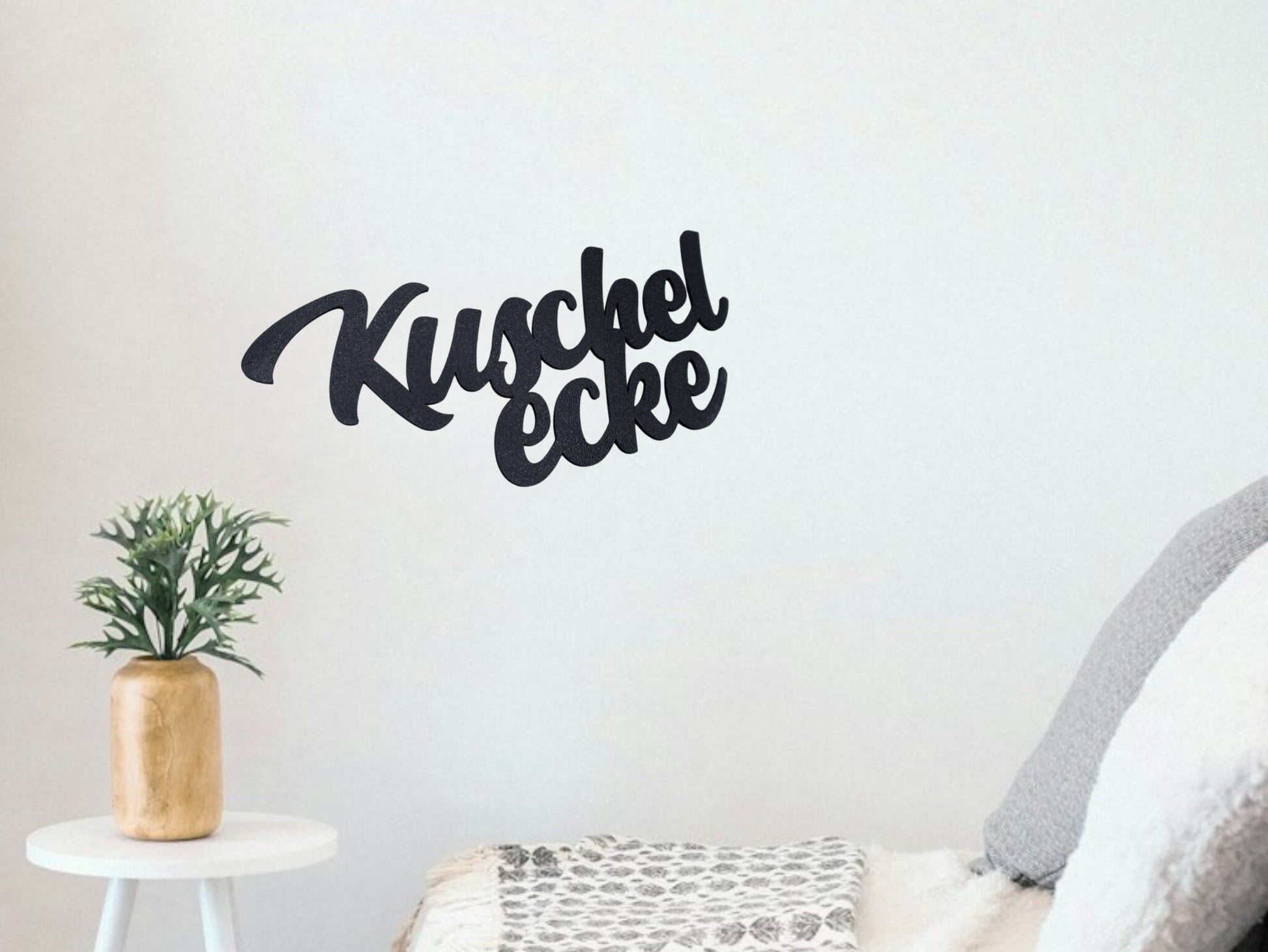 Klebendes Kuschelecke Schild als moderne Wanddekoration – Produktansicht 9