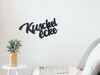 Klebendes Kuschelecke Schild als moderne Wanddekoration – Produktansicht 9