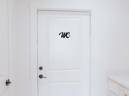 Klebendes WC Türschild als moderne Türdekoration – Produktansicht 7