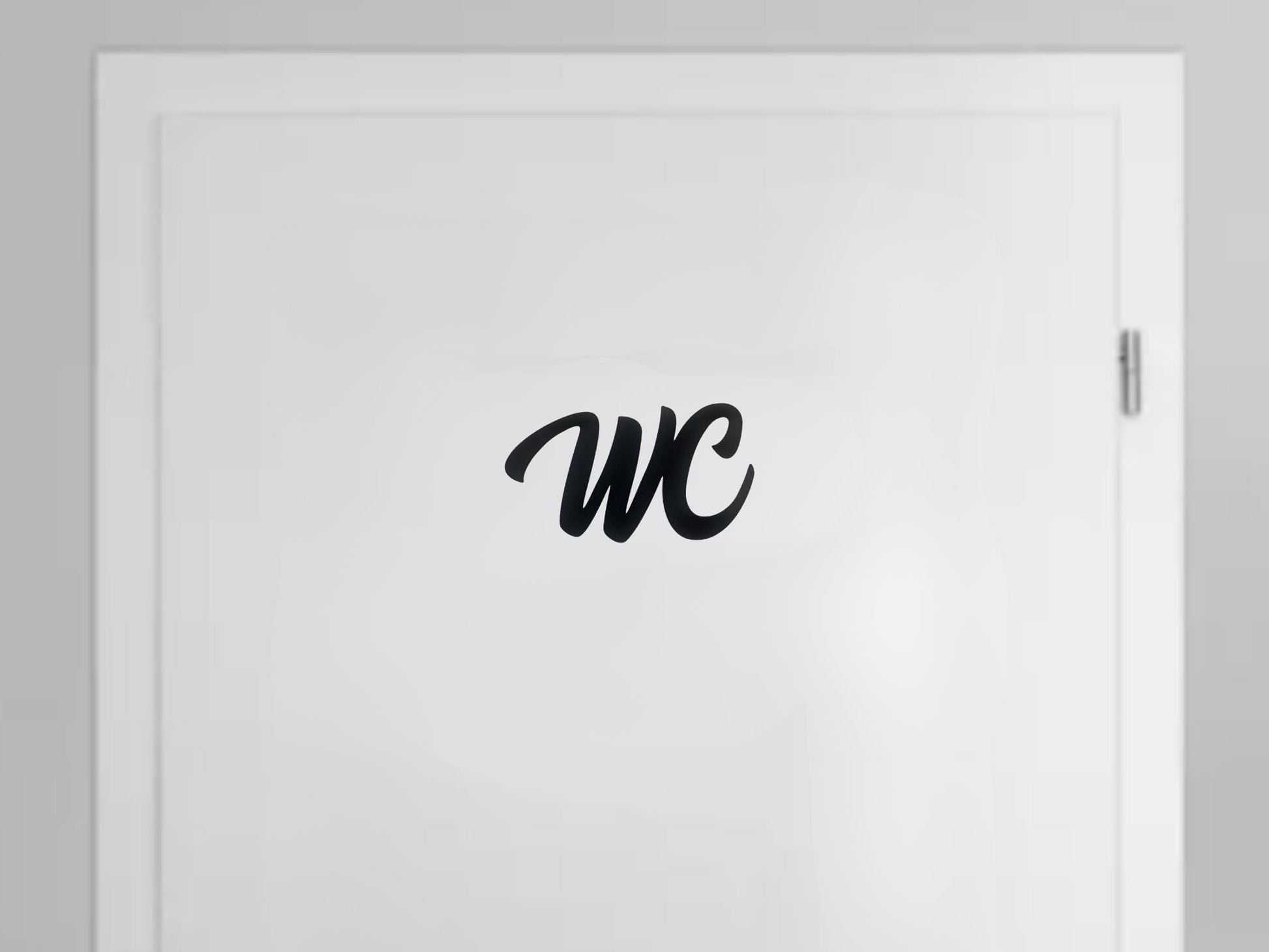 Klebendes WC Türschild als moderne Türdekoration – Produktansicht 8